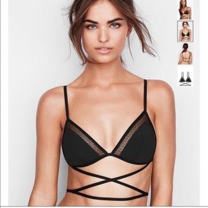 VS Black Crossbody Bralette